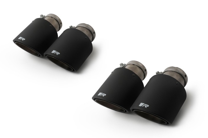 Set terminali di scarico L/R in carbonio 102mm Remus 0046 70CSRX