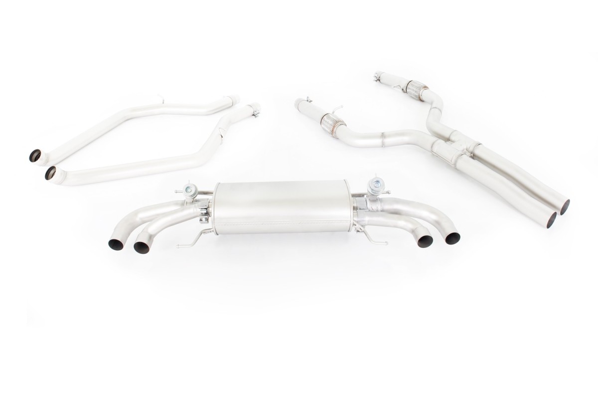 Impianto di scarico Cat-Back in inox con valvole Remus 028017 1500 Alfa Romeo Giulia Quadrifoglio Typ(e) 952 dal 2016