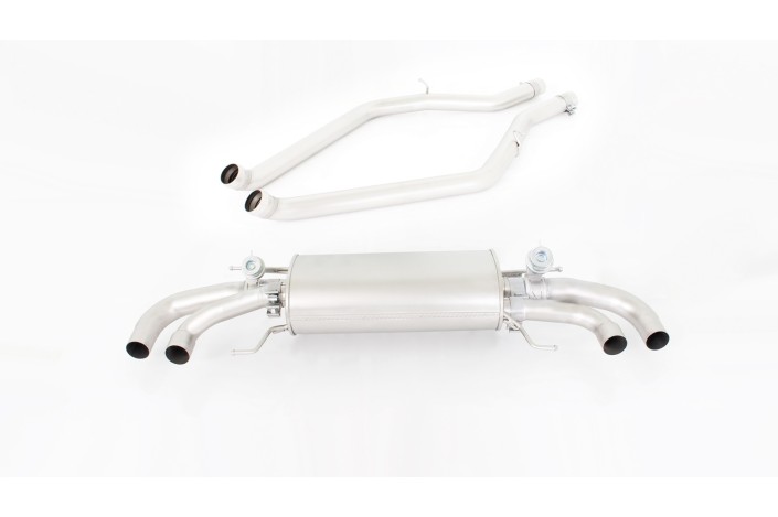 Impianto di scarico in acciaio inox con valvole Remus 028017 1500 Alfa Romeo Giulia Quadrifoglio Typ(e) 952 dal 2016