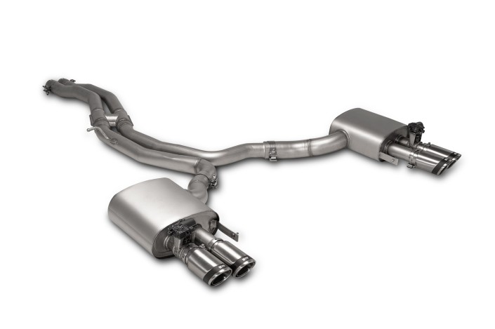 GPF-Rückfahrwarnsystem Remus 046019 0500LR-1 Audi RS5 Quattro Coupe Typ(e) F5, B8 2.9l V6 Biturbo 331kW 2017-19