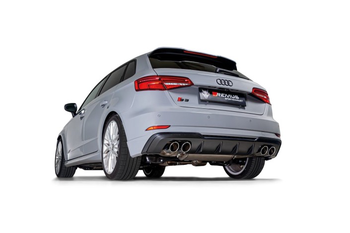 Axle-Back Scare System Remus 046913 1500 Audi S3 Facelift Typ(e) 8V 2.0l TFSI, Quattro Sportback 221kW dal 2018