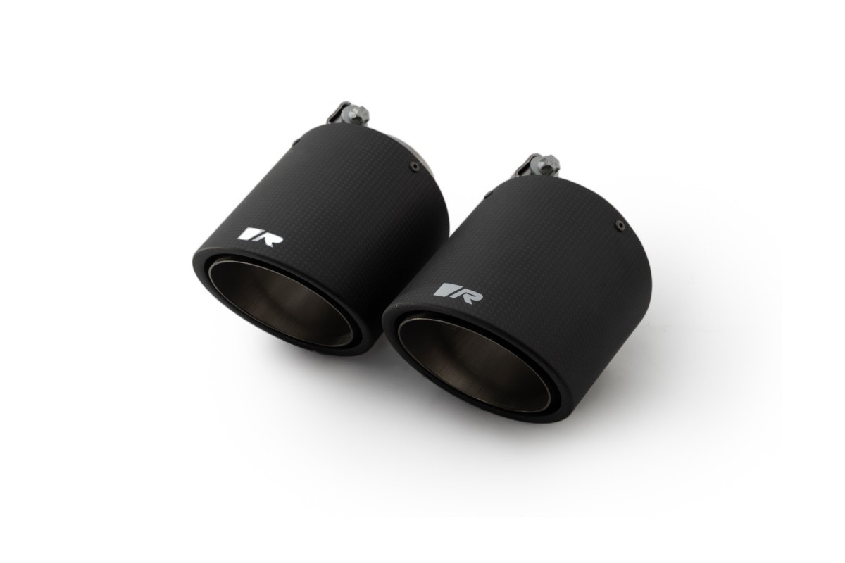 Set terminali composto da 2 terminali in carbonio Ø 102 mm remus 0426 70CSRX