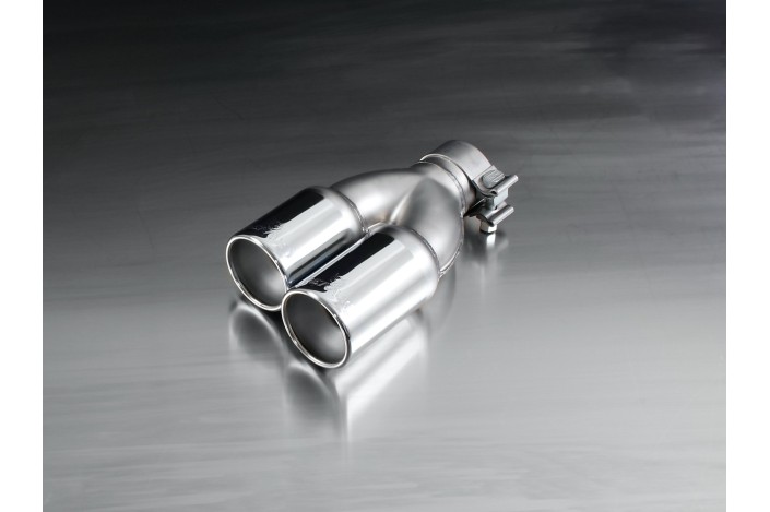 Set di terminali di scarico L/R 76 mm Remus 086012 1604 BMW 3 Series F30, Berlina 2.0l, 316d 85kW dal 2012