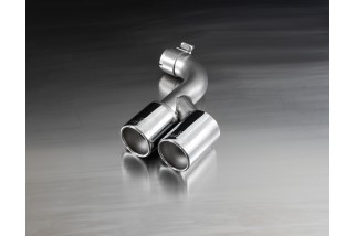 Set of exhaust terminals L/R 76 mm Remus 086012 1604 BMW 3 Series F30, Berlina 2.0l, 316d 85kW from 2012