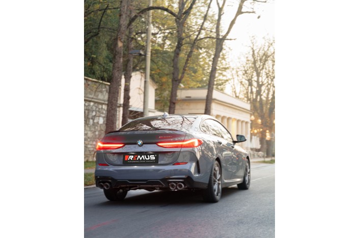Scarico Racing Remus 754519 1500-4 BMW M235i xDrive, Typ(e) F44, Gran Coupé 2.0L Turbo (5 porte) ab dal 2019