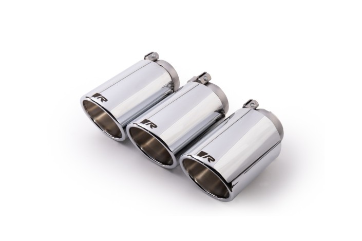 Satz Scarico-Terminals aus Edelstahl 102 mm Remus 0036 70SR