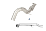 Downpipe RACING non risonante in acciaoio stainless steel Remus 257123 1200