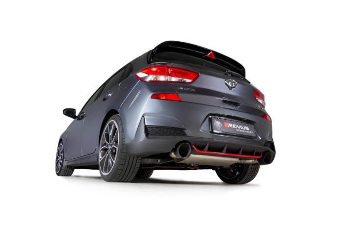 Scarico GPF-back L/R remus 285518 1500 Hyundai i30 N Performance, type(s) PD 2.0l Turbo 202kW 2018-2021