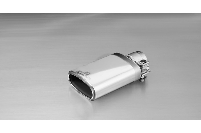 Set of tubes with black/destro exhaust 142x72 mm Remus 0010 14M