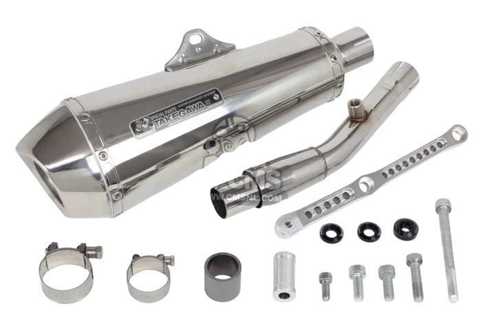 Sistema di Scarico Completo Takegawa 04-02-0338 per Honda FORZA. MF15-1000001 OR LATER