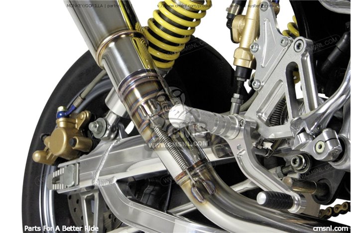 Sistema di Scarico Completo Takegawa 04-01-0028 per Honda Z50J MONKEY 1979