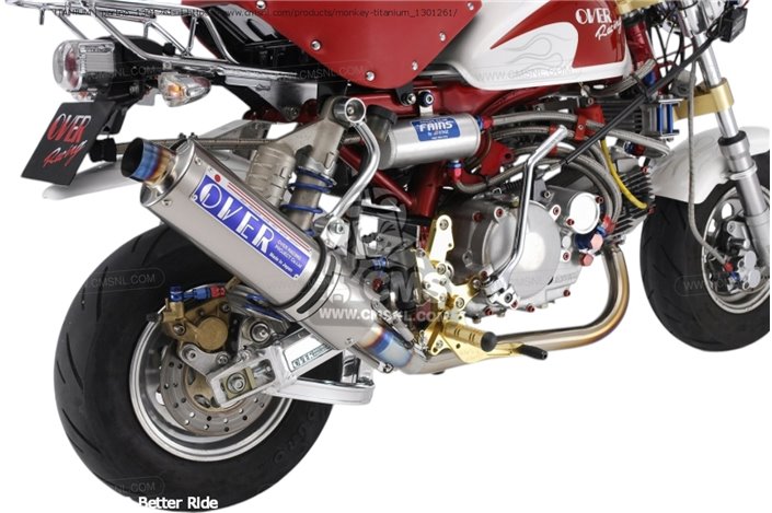 Sistema di Scarico Completo Over Racing 13-01-261 per Honda Z50J MONKEY 1991-1993