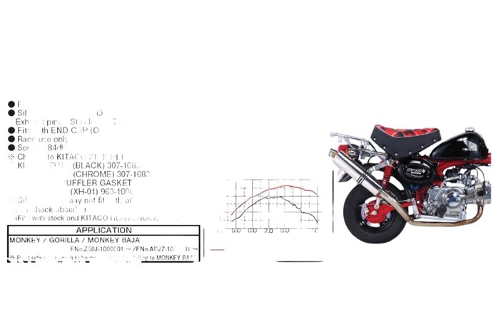 Scarico Terminale Kitaco 540-1123110 per Honda Z50J MONKEY 2004-2006
