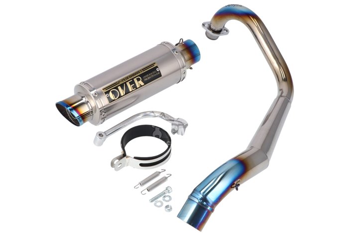 Sistema di Scarico Completo Over Racing 13-01-25R per Honda Z50J MONKEY 1988-1989