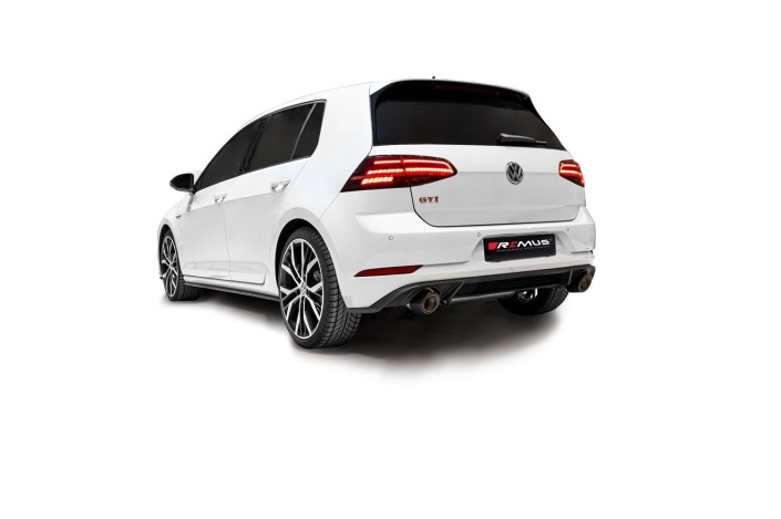 Scarico RACING GPF-back remus 796117 1500 VW Golf VII Facelift Typ(e) AU 2.0l TSI, GTI Performance Facelift 180kW seit 2018