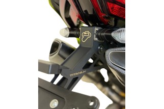 PORTATARGA in titanio nero termignoni D23109490N ducati Panigale V4 2025-Streetfighter V4 2025