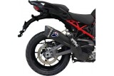 impianto di scarico terminale in acciaio inox nero Termignoni D23308040INC Ducati MULTISTRADA V4 2025