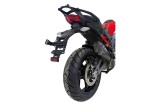 impianto di scarico terminale in acciaio inox nero Termignoni D23308040INC Ducati MULTISTRADA V4 2025