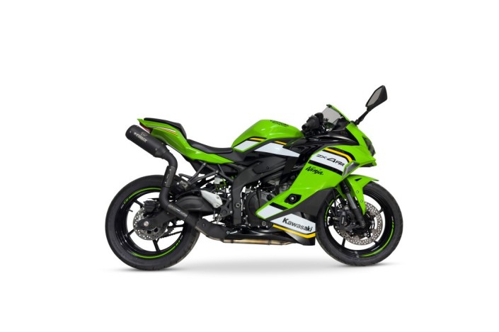 scarico SPEEDPRO COBRA SPX HIGH UP Schwarz 8SX-4294-342HP Kawasaki Ninja ZX-4 RR / R 2023-25