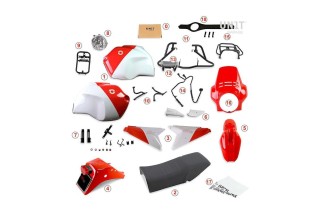 KIT  estetico GR86 UNIT GARAGE 1224_08_12WR_MB per BMW R 1200 GS / ADV 2008-2012