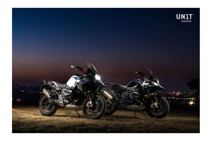 Kit esthétique RAD YELLOW 40TH UNIT GARAGE 1923BY_MB pour BMW R 1250 GS / ADV