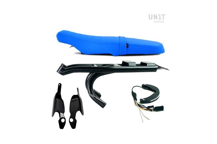 kit estetico SPORTAIL CON SELLA BIPOSTO IN SKY UNIT GARAGE 3420_Blue per BMW R 18