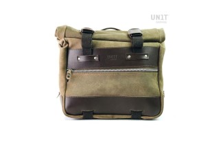 PAIR OF CULT LEATHER SIDE BAGS 40L - 50L - PLATE/FRAMES R80G/S EBASIC UNIT GARAGE BMW R 80 GS