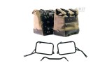 COPPIA BORSE LATERALI CULT CUOIO 40L - 50L/PIASTRA/TELAI UNIT GARAGE BMW SERIE R CLASSIC