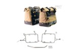 COPPIA BORSE LATERALI CULT 40L - 50L/PIASTRE/TELAI UNIT GARAGE per BMW R 1200 GS / ADV
