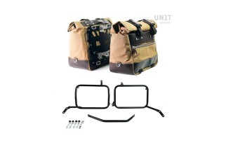 PAIR OF CULT SIDE BAGS 40L - 50L/PLATES/FRAMES UNIT GARAGE MOTO GUZZI V85 TT 2019-2024