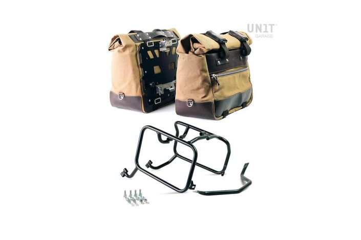 PAIR OF CULT SIDE BAGS 40L - 50L/PLATES/FRAMES ATLAS UNIT GARAGE for KTM ADVENTURE 790 / 890