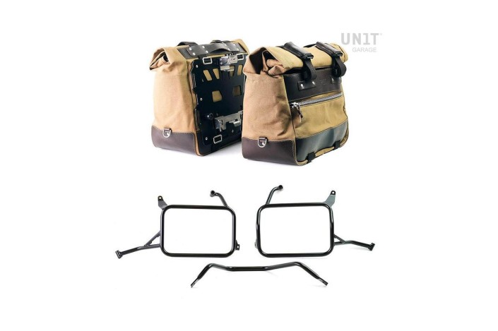 PAIR OF CULT SIDE BAGS 40L - 50L/PLATES/FRAMES ATLAS UNIT GARAGE YAMAHA TENERE 700 / WORLD RAID