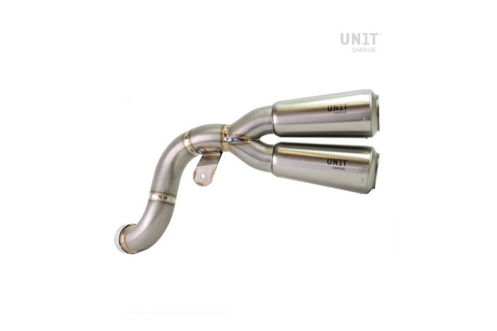 sistema di scarico doppio in titanio UNIT GARAGE per BMW R NINE T / SCRAMBLER