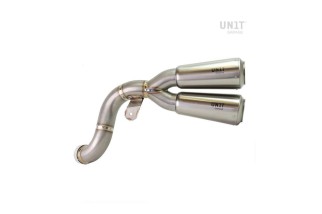 sistema di scarico doppio in titanio UNIT GARAGE per BMW R NINE T / SCRAMBLER