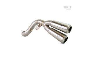 sistema di scarico doppio in titanio UNIT GARAGE per BMW R NINE T / SCRAMBLER