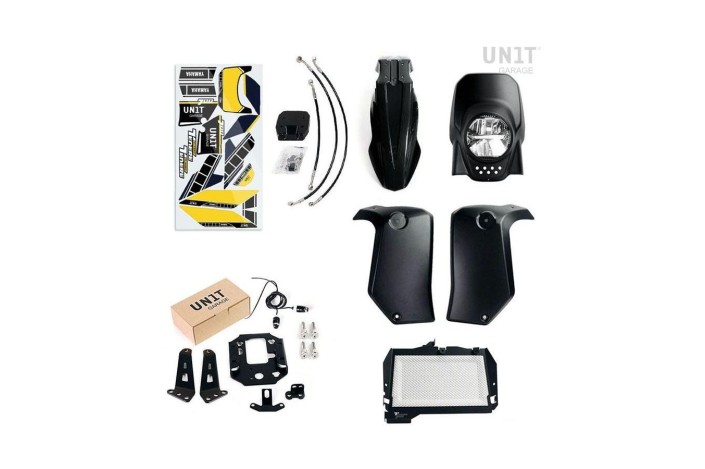 BLACK UNIT GARAGE 3200_PB aesthetic kit YAMAHA TENERE 700 / WORLD RAID 2019-2021
