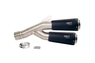 sistema di scarico basso doppio più FRANGIFIAMMA UNIT GARAGE per BMW R 12 G / S 2025