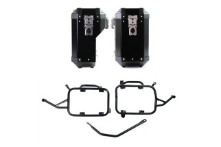 PAIR of ATLAS ALUMINUM BAGS 40L+34L + UNIT GARAGE FRAMES for BMW F 900 GS / ADV 2024-2025