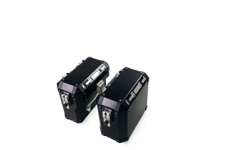 PAIR of ATLAS ALUMINUM BAGS 40L+34L + UNIT GARAGE FRAMES for BMW F 900 GS / ADV 2024-2025