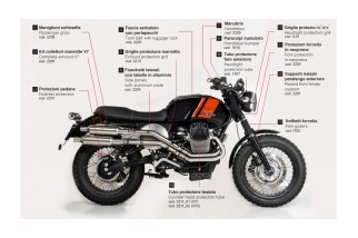 Collettori di scarico UNIT GARAGE 2207 per MOTO GUZZI V7 / II / III / 850