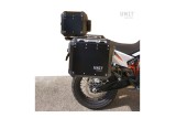 COPPIA di BORSE ATLAS ALLUMINIO 47L+41L + TELAIO UNIT GARAGE per KTM ADVENTURE 790 / 890