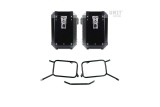 PAIR OF ATLAS ALUMINUM BAGS 47L+47L + UNIT GARAGE FRAME for TRIUMPH BONNEVILLE T120 2016-2024