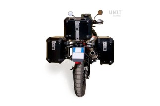 COPPIA di BORSE ATLAS ALLUMINIO 40L+34L + TELAIO UNIT GARAGE per KTM ADVENTURE 790 / 890