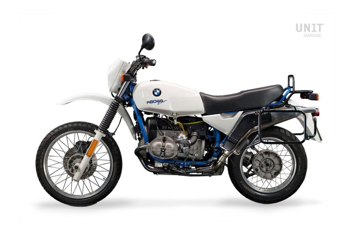 PAAR ATLAS ALUMINIUMTASCHEN 40L+40L/RAHMEN R80G/S EBASIC UNIT GARAGE für BMW R 80 GS