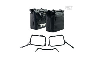 KHALI SIDE BAGS 35L - 45L + PLATES/FRAME R80G/S EBASIC UNIT GARAGE for BMW R 80 GS