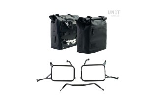 BORSE LATERALI KHALI 35L - 45L/PIASTRE/TELAIO UNIT GARAGE per YAMAHA TENERE 700 / WORLD RAID