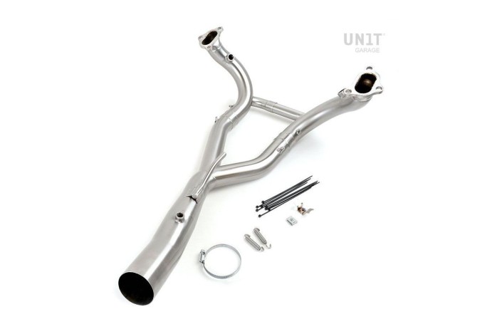 titanium exhaust manifold UNIT GARAGE (no cat.) 1930TitS BMW R 1250 GS / ADV