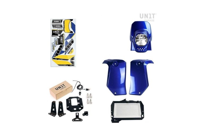 EXTREME EDITION HIGH FENDER UNIT GARAGE aesthetic kit 3201_BLUE YAMAHA TENERE 700 / WORLD RAID 2022