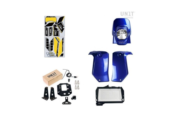EXTREME EDITION aesthetic kit HIGH FENDER UNIT GARAGE 3201_BLUE_23 YAMAHA TENERE 700 / WORLD RAID 2023-2024
