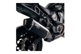black titanium exhaust system unit garage 3300_BL HD PAN AMERICA 1250